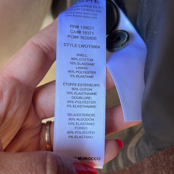 FRAME Velvet Blazer - Picture 8 of 13